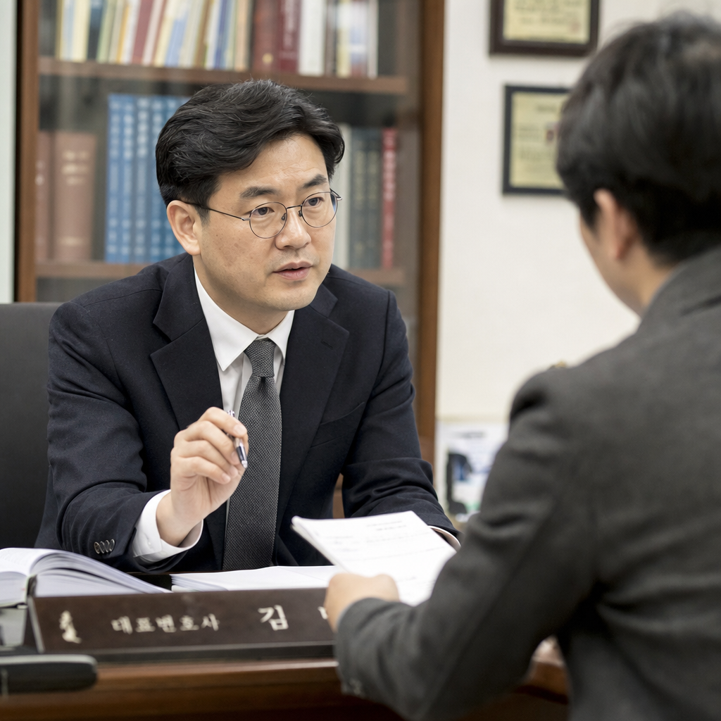 정도 법무법인 상담 장면